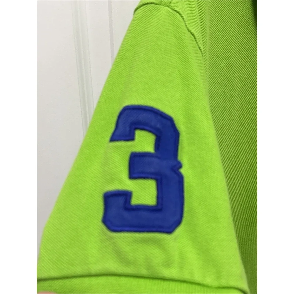 Polo‎ Ralph Lauren Bright Spring Green With Navy Big Pony - Size XL